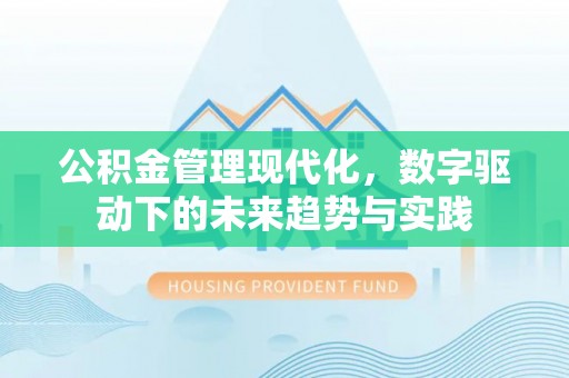 汨罗公积金管理现代化，数字驱动下的未来趋势与实践