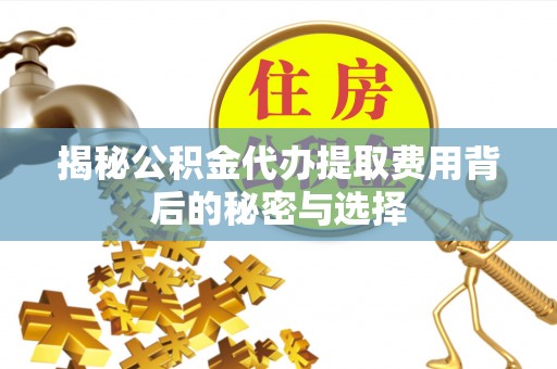 汨罗揭秘公积金代办提取费用背后的秘密与选择