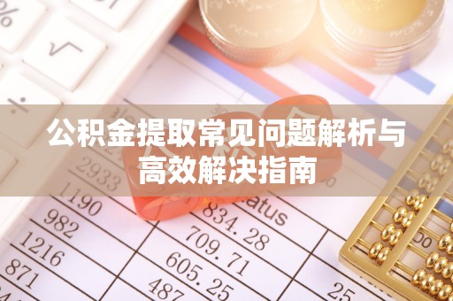 汨罗公积金提取常见问题解析与高效解决指南