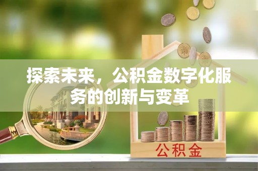 汨罗探索未来，公积金数字化服务的创新与变革