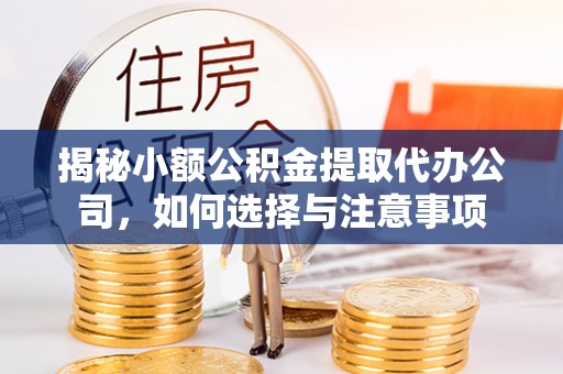 汨罗揭秘小额公积金提取代办公司，如何选择与注意事项