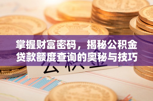 汨罗掌握财富密码，揭秘公积金贷款额度查询的奥秘与技巧