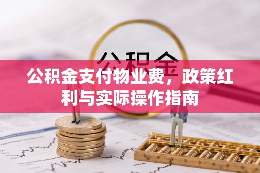 汨罗公积金支付物业费，政策红利与实际操作指南